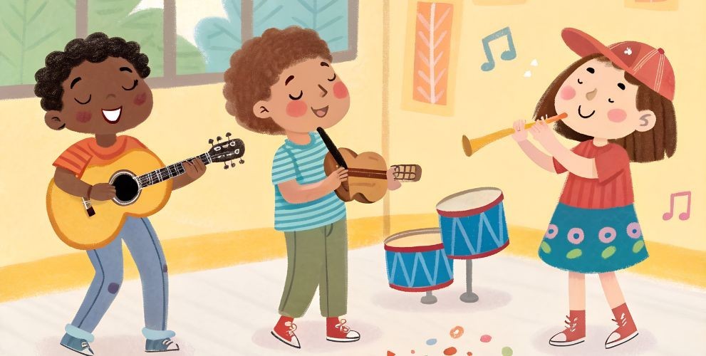 La musica e gli strumenti musicali per stimolare la crescita fisica e cognitiva dei bambini